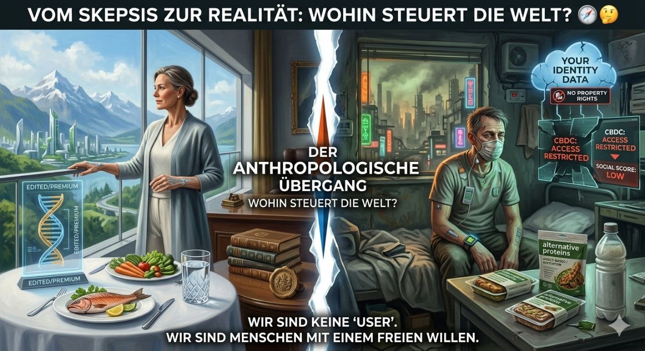 Strategische Analyse des anthropologischen Übergangs und der sozialen Spaltung